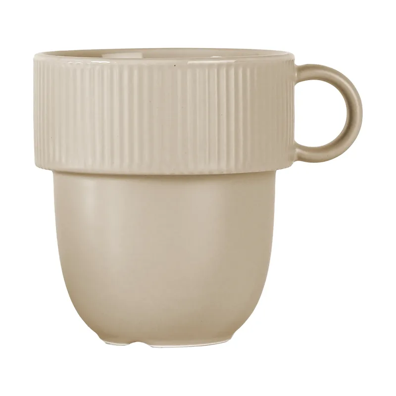 Inka Teetasse 37,5 cl Beige-warm grau von Sagaform – Produktfoto