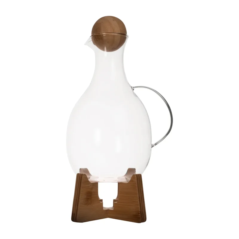 Nature Glöggkanne mit Wärmer 1,8 l Klar-braun von Sagaform – Produktfoto