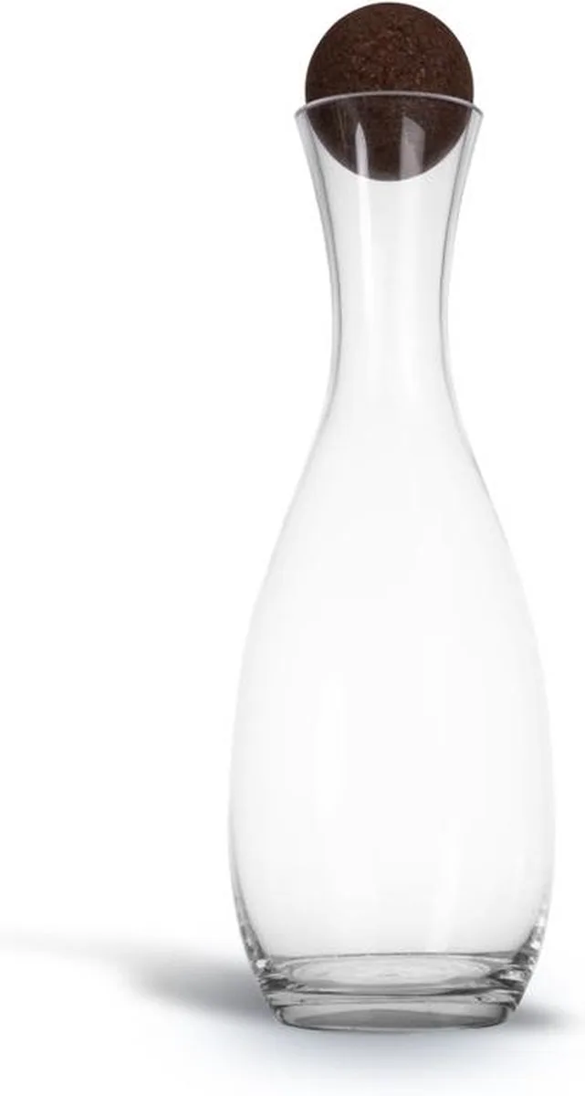 Nature Karaf Met Kurk stopper by Sagaform in Transparant,Bruin – product photo