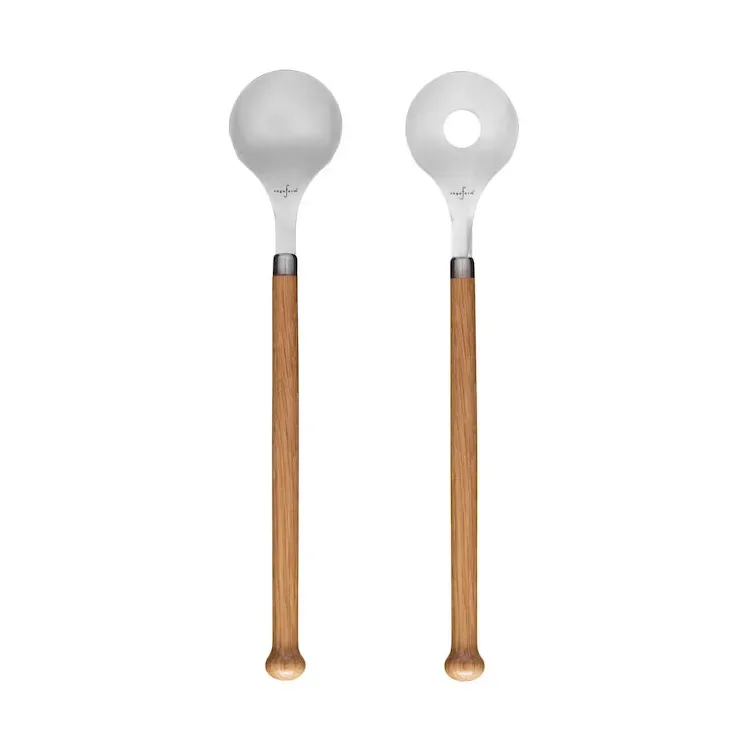 Nature Salatbesteck 2er-Pack Eiche by Sagaform – product photo