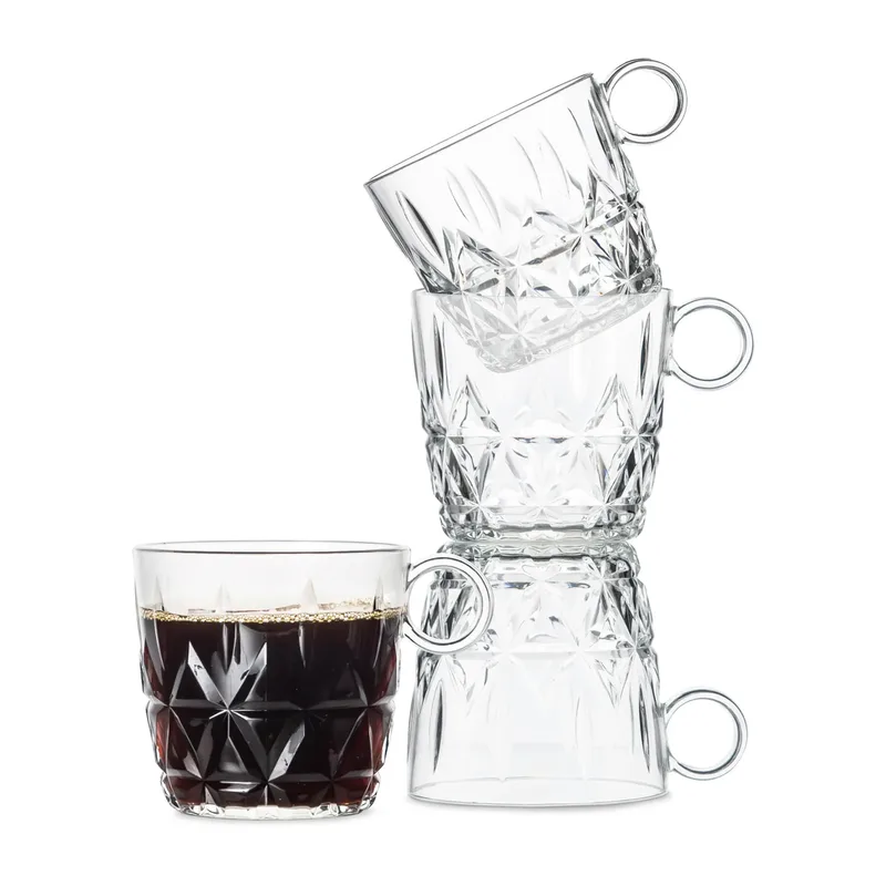 Picknick Kaffeetasse 4er Pack Klar von Sagaform – Produktfoto