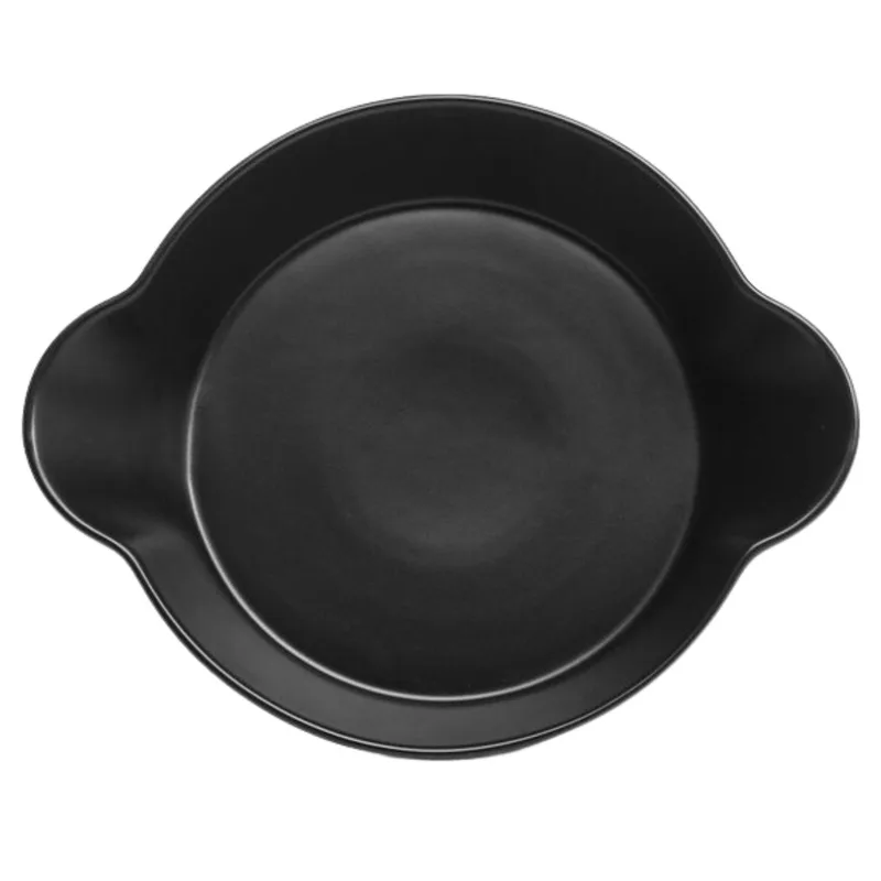 Round Dish Ovensafe, Black by Sagaform in Zwart – product photo
