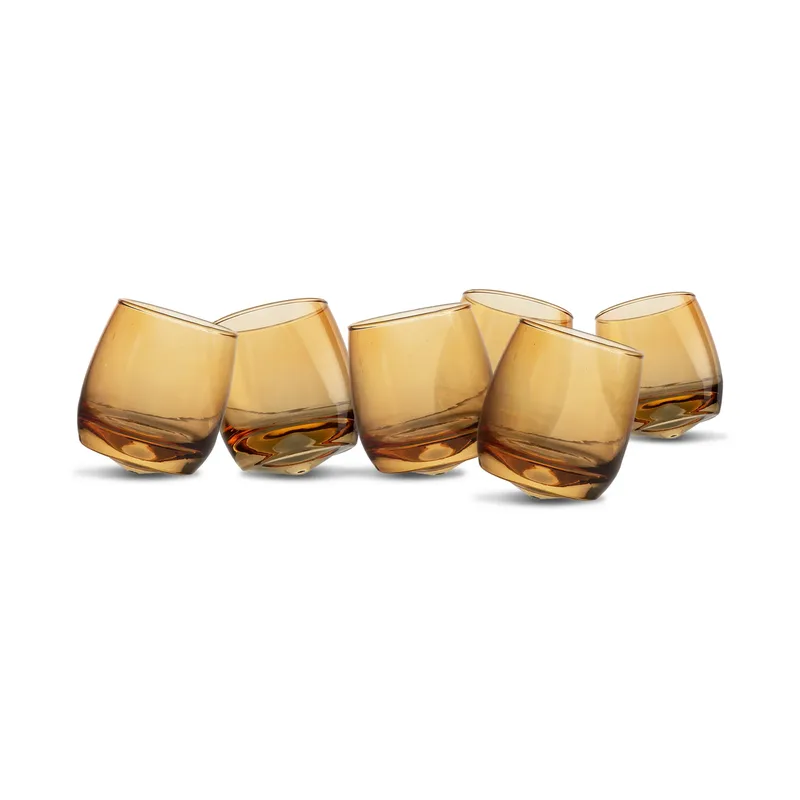 Sagaform Becher mit abgerundetem Boden 30 cl 6-Pack Amber de Sagaform – photo du produit
