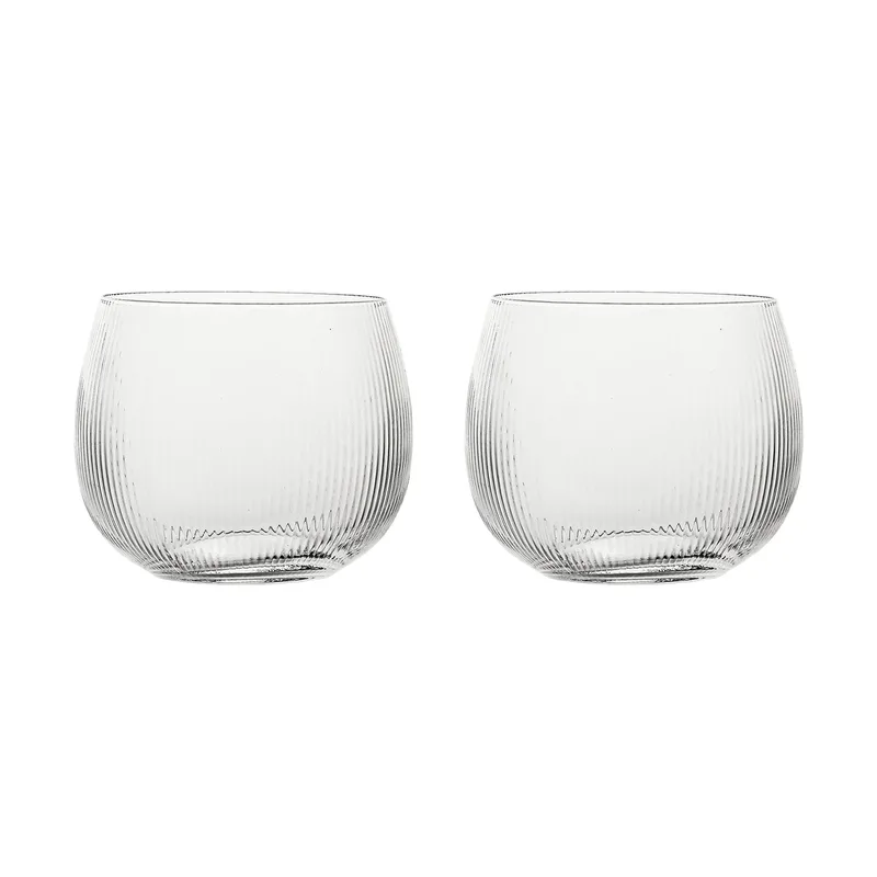 Sagaform Blanka Wasserglas 28 cl 2er-Pack Klar von Sagaform – Produktfoto