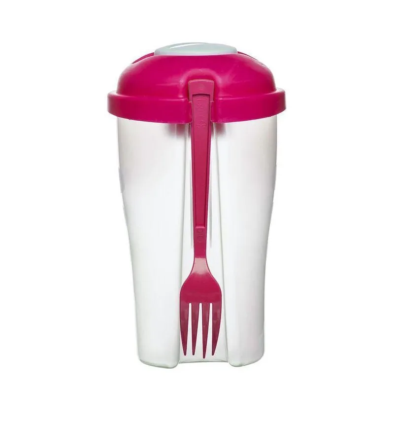 Salade meeneem beker To Go von Sagaform in Roze – Produktfoto