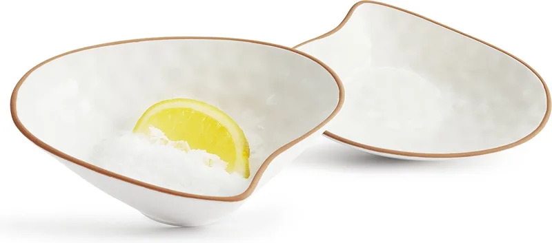 Seafood Schelpvormige Bordjes 2-pack von Sagaform in Wit – Produktfoto