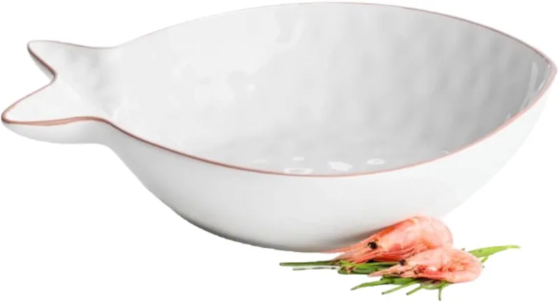 Serveerschaal 'Fish' - Groot de Sagaform en Wit – photo du produit