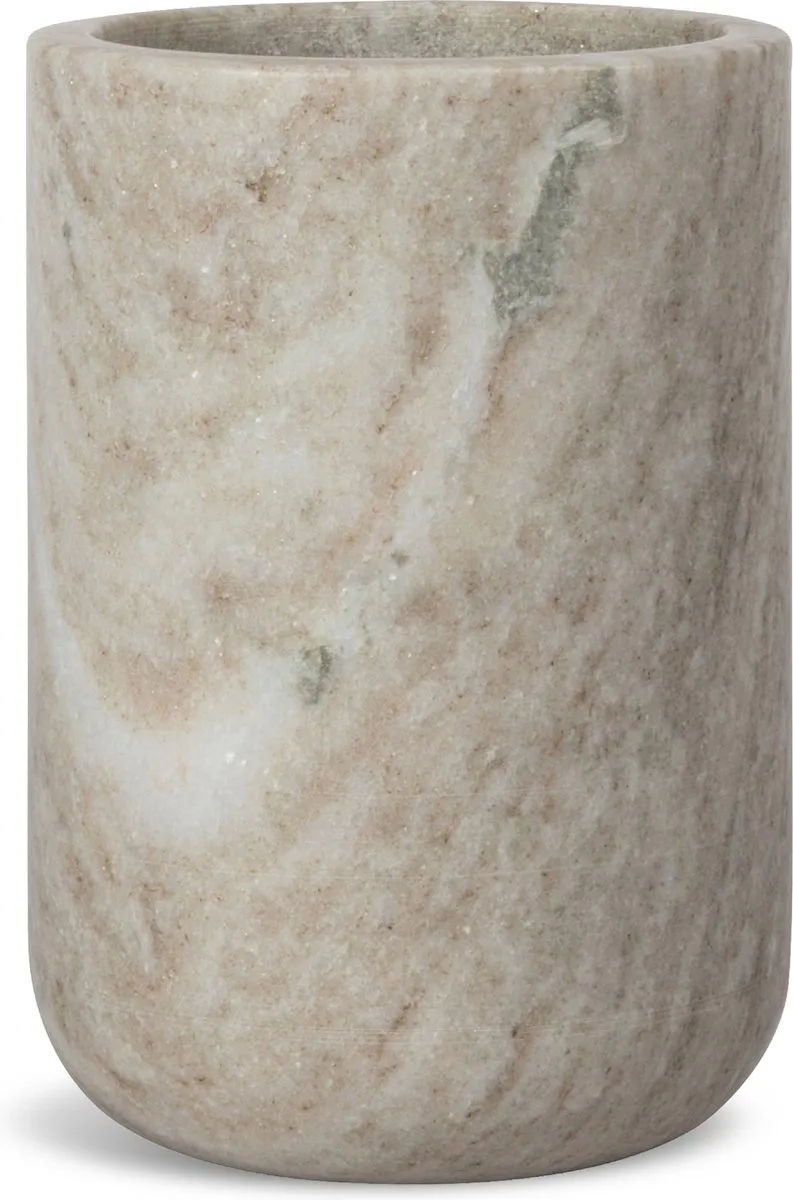 Sten Wijnkoeler - Travertin marmer by Sagaform in Beige – product photo