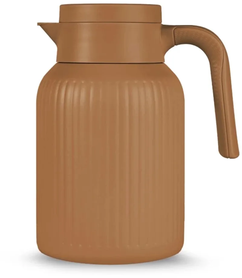 Trine thermos 1.5L fudge by Sagaform in Bruin – product photo