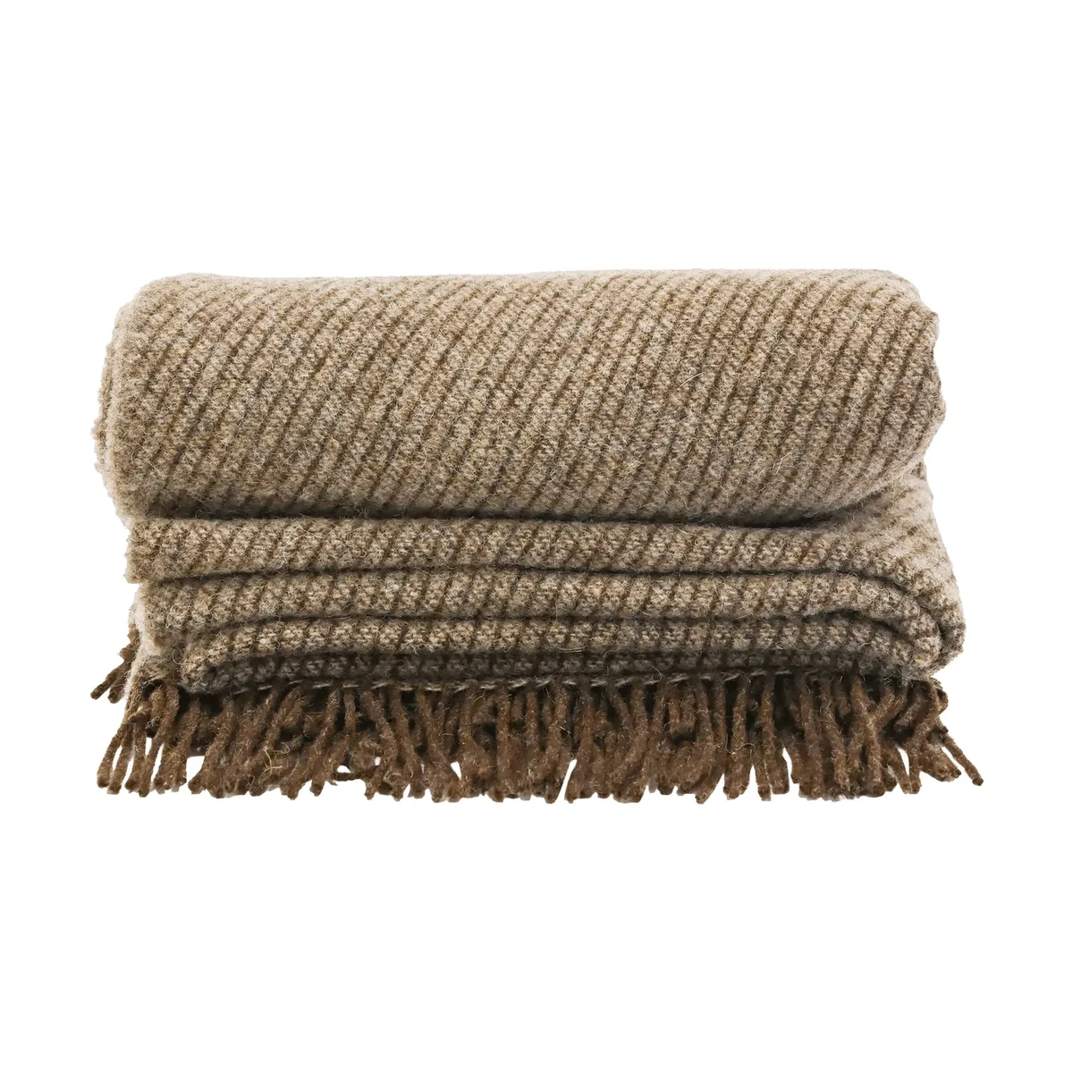 Ulli Decke 130x170 cm Braun gestreift by Sagaform – product photo