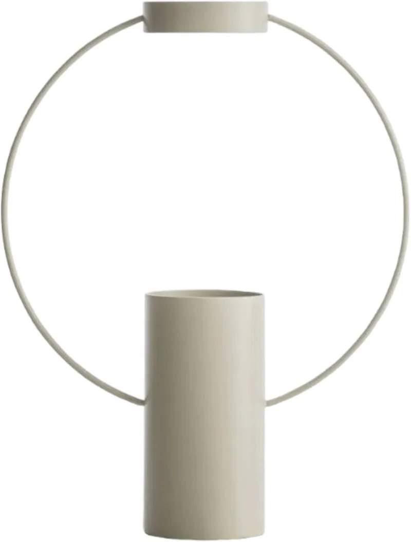 Vaas 'Moon' - Groot, beige by Sagaform in Creme – product photo