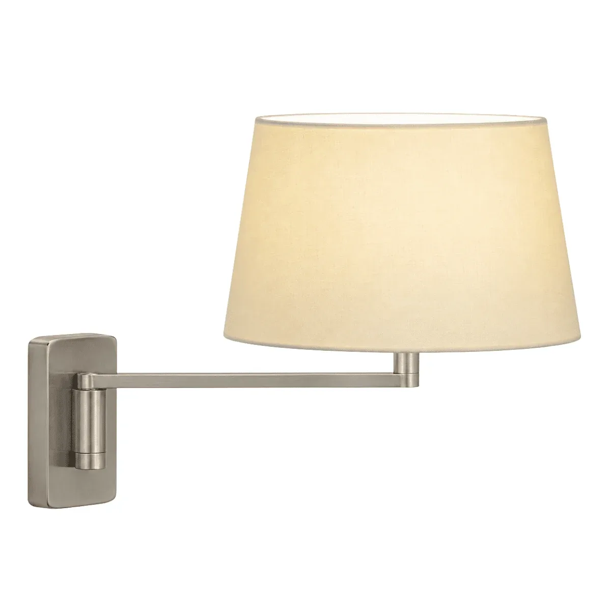 Americana wandlamp Wit / Satijn Nikkel by Santa & Cole – product photo