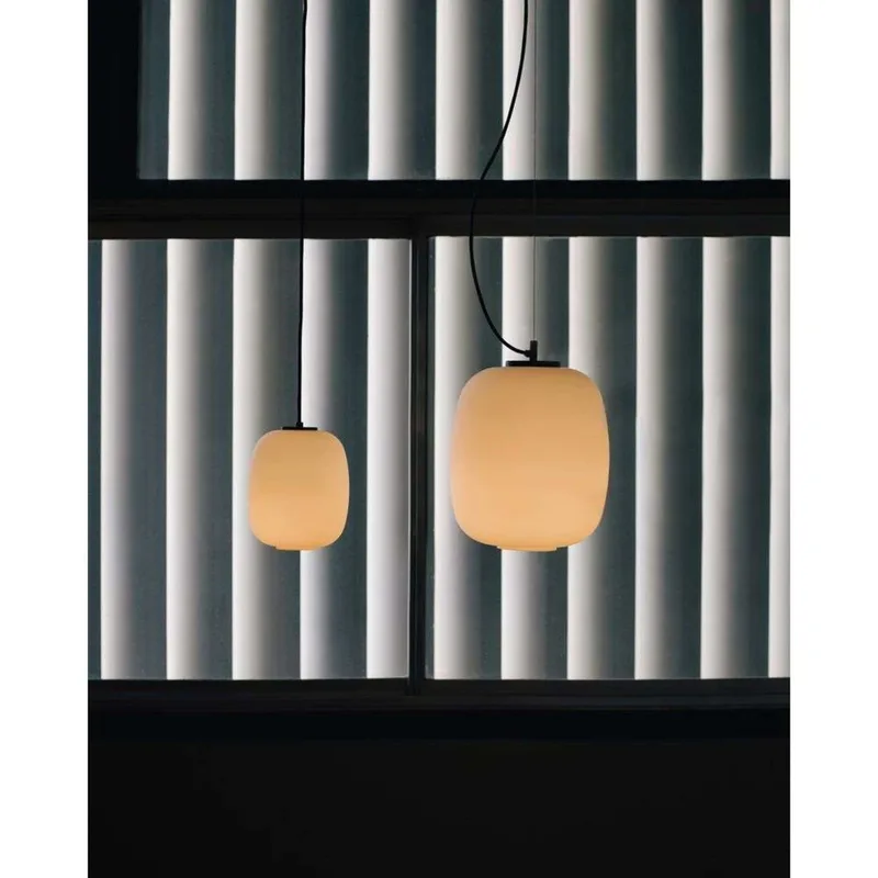 Globo Cesta hanglamp Wit - Santa & Cole - Woonkamer - Glas de Santa & Cole – photo du produit