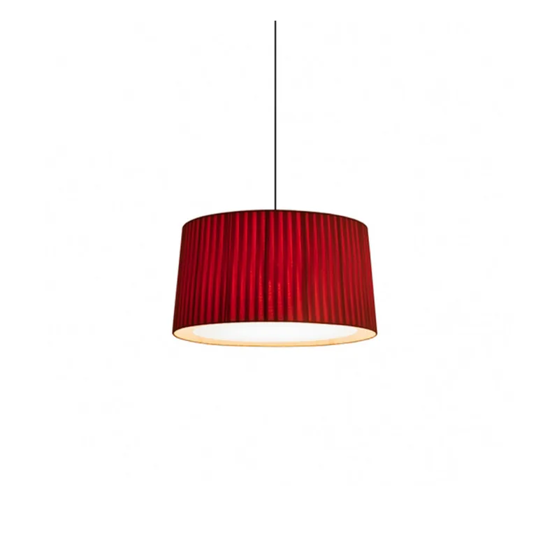 GT6 hanglamp Red-Amber Ribbon - Santa & Cole - Woonkamer - Stof fra Santa & Cole – produktbillede