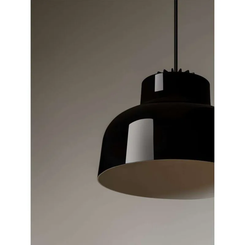 M64 hanglamp dimbaar in kleur Glossy Deep Black - Santa & Cole - Woonkamer - Aluminium by Santa & Cole – product photo