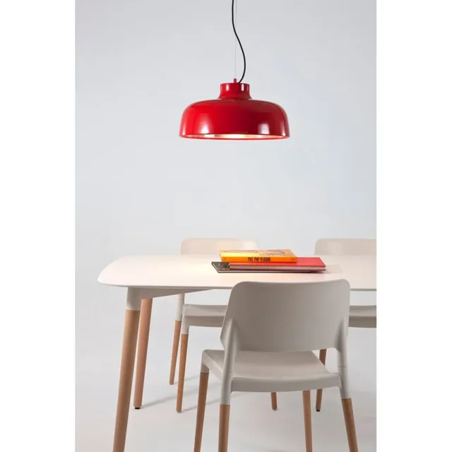 M68 hanglamp rood - Santa & Cole - Eetkamer - Aluminium