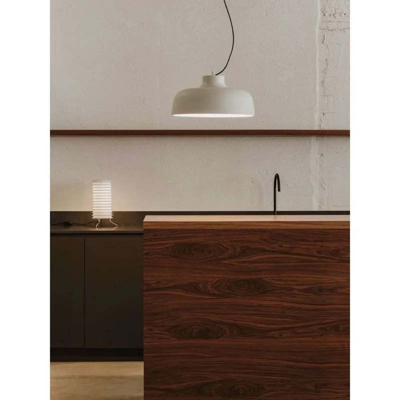 M68 hanglamp wit - Santa & Cole - Woonkamer - Aluminium by Santa & Cole – product photo