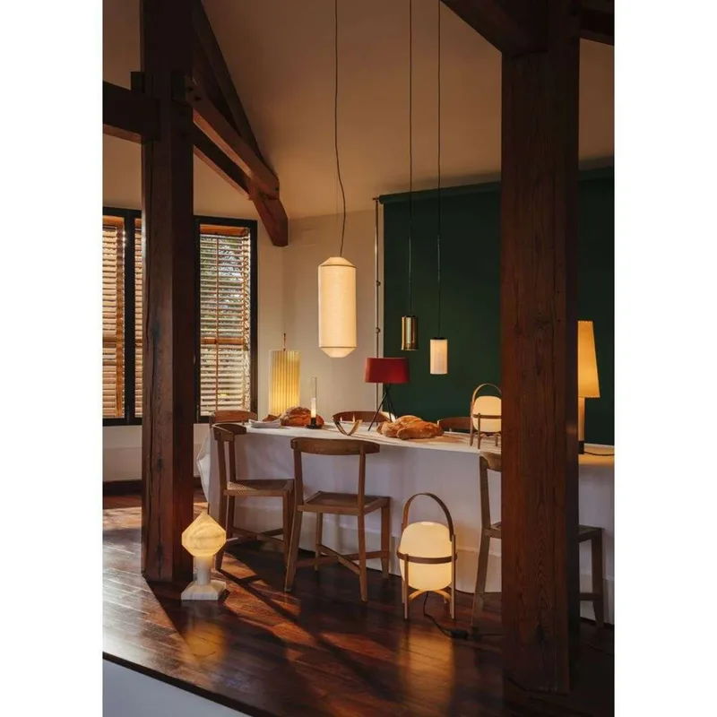 Tekiò Vertical P1 LED hanglamp, hoogte 67 cm - Santa & Cole - Woonkamer - Metaal från Santa & Cole – produktbild