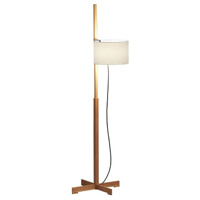 TMM Vloerlamp Oak/Beige - Santa & Cole - Woonkamer - Hout