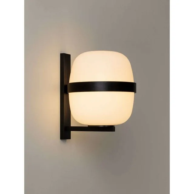 Wally Cesta buitenwandlamp Black - Santa & Cole - Terras - Metaal