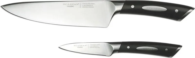 Classic - Messenset - 2-delig - Hardheidsclassificatie van 56 van Scanpan in Zwart / metaal – productfoto