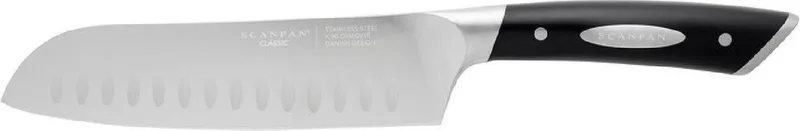 Classic - Santokumes 12,5cm - Met kuiltjes - ergonomisch gevormd by Scanpan in Zwart – product photo