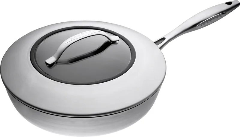 CTX sauteerpan / hapjespan - met glasdeksel 26 cm de Scanpan en Rvs – photo du produit