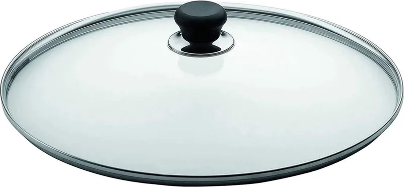 Deksel - Glas - Losse Deksel - Classic - 32cm de Scanpan en Zwart / transparant – photo du produit