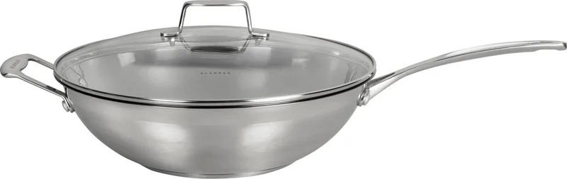 Impact Wok met deksel 32 cm - RVS, PFAS-vrij by Scanpan in Multi – product photo