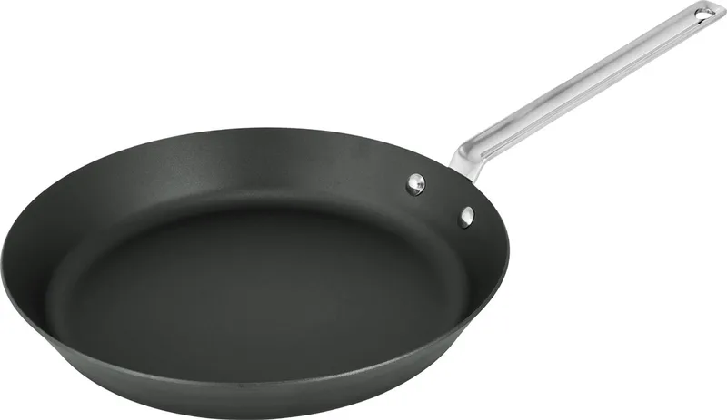 Koekenpan 30cm - Black Iron - Koofstofstaal - Zonder Anti-aanbaklaag by Scanpan in Zwart – product photo