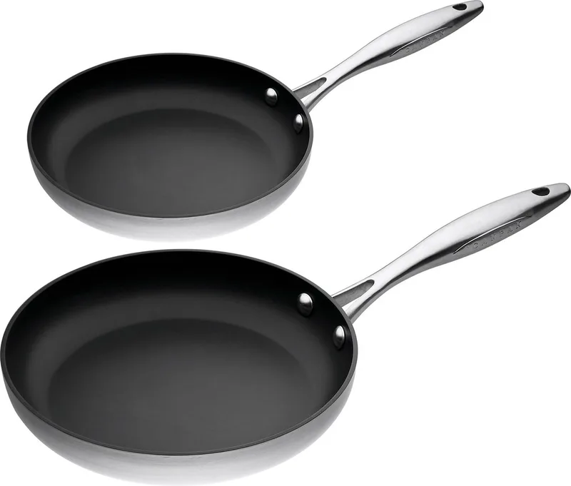koekenpannen - CTX - 20 + 28 cm - Set van 2 stuks by Scanpan in Zilver – product photo