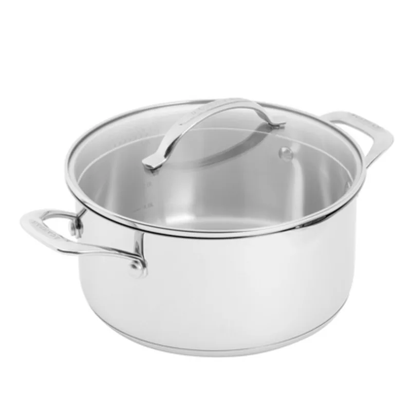 Kookpan met Glazen Deksel 18cm STS by Scanpan in Hoogglans chroom – product photo