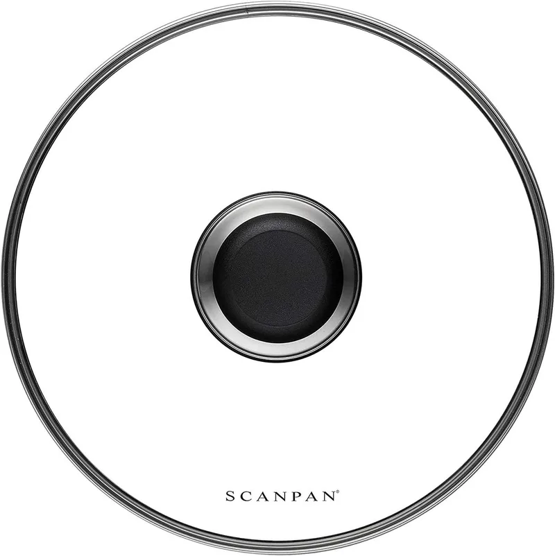 Pannendeksel Classic - Glas - ø 18 cm - Universeel de Scanpan en Zwart – photo du produit