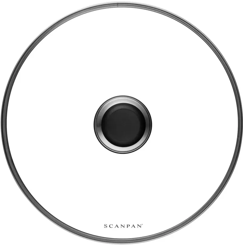 Pannendeksel Classic - Glas - ø 26 cm - Universeel by Scanpan in Zwart – product photo
