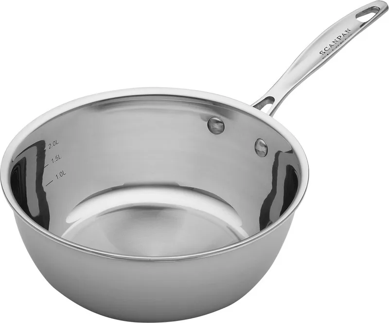Sauteuse - Sauspan Fusion5 - 2.7L / 22cm van Scanpan in Zilver – productfoto