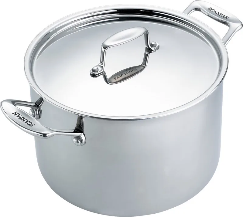 Soeppan - Hoge kookpan - Fusion 5 - 7.6L / 24cm by Scanpan in Zilver – product photo