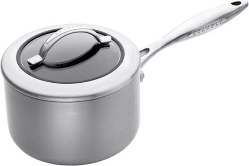 Steelpan met deksel - CTX - 2.5L - 18cm by Scanpan in Zilver – product photo