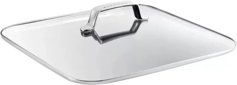TechnIQ - Deksel - Glas - 33x33cm von Scanpan in Zilver – Produktfoto