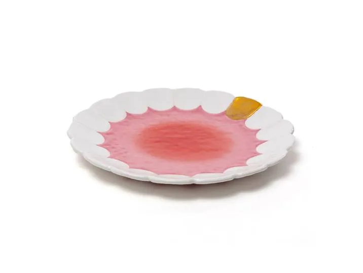 Assiette de présentation Holy Smokes - Rose - Céramique - Designer Studio Job by Seletti – product photo