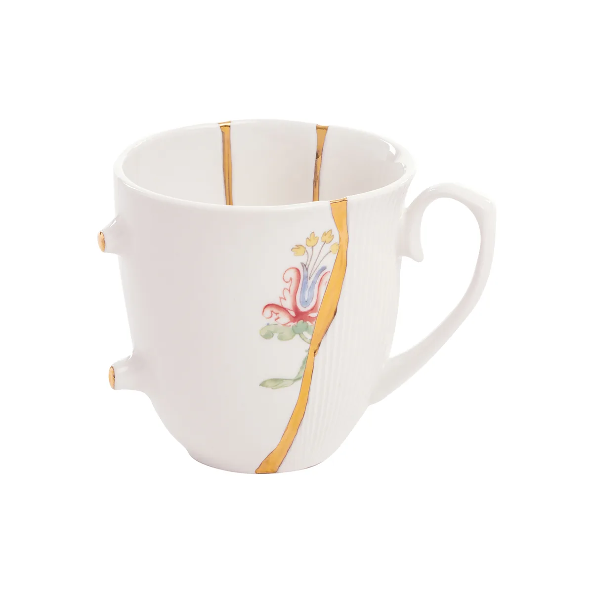 Becher Kintsugi - Weiß - Gold - Designer Marcantonio de Seletti – photo du produit