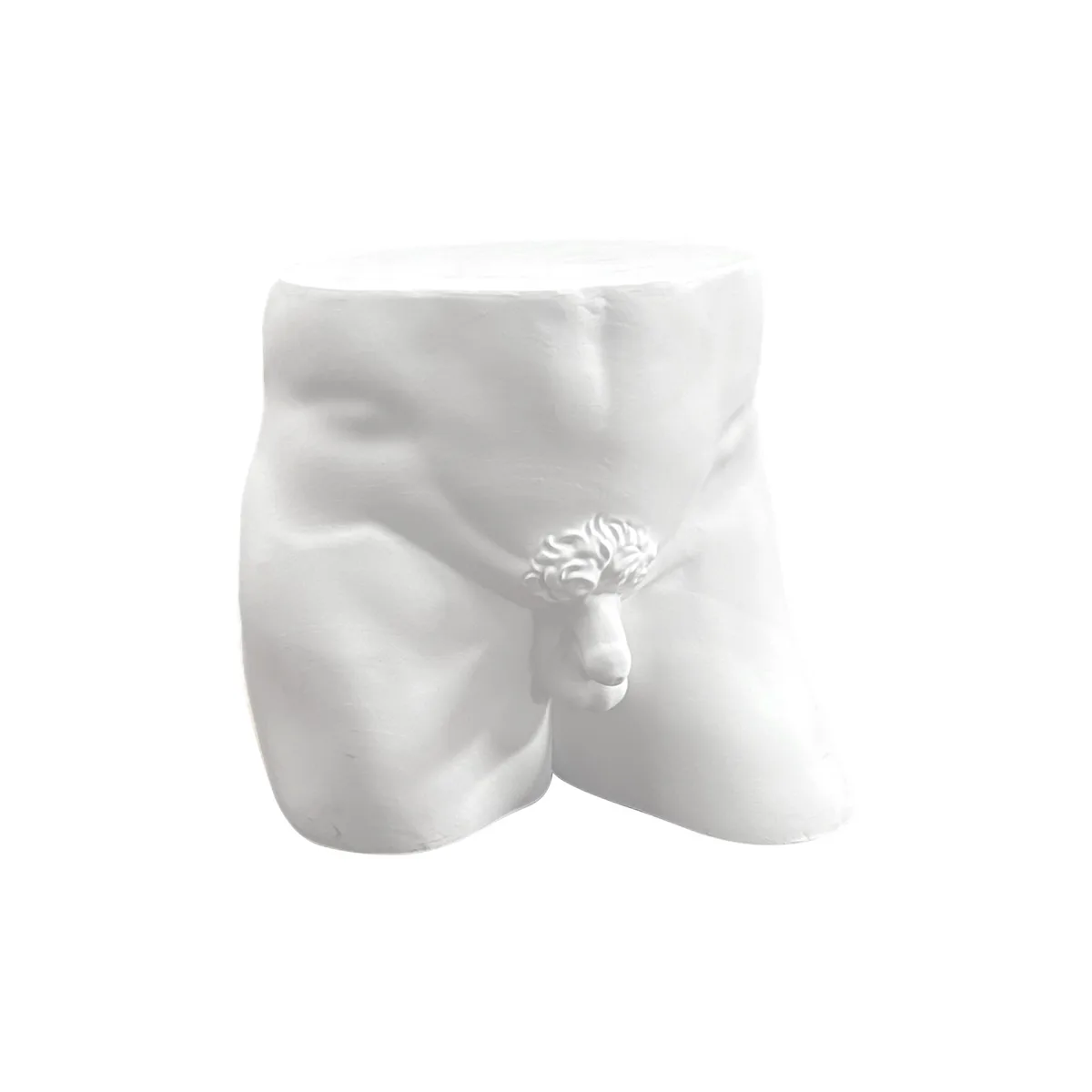 Beistelltisch Piece of me - Weiß - Magnesiumoxid (MGO) - Designer Uto Balmoral by Seletti – product photo
