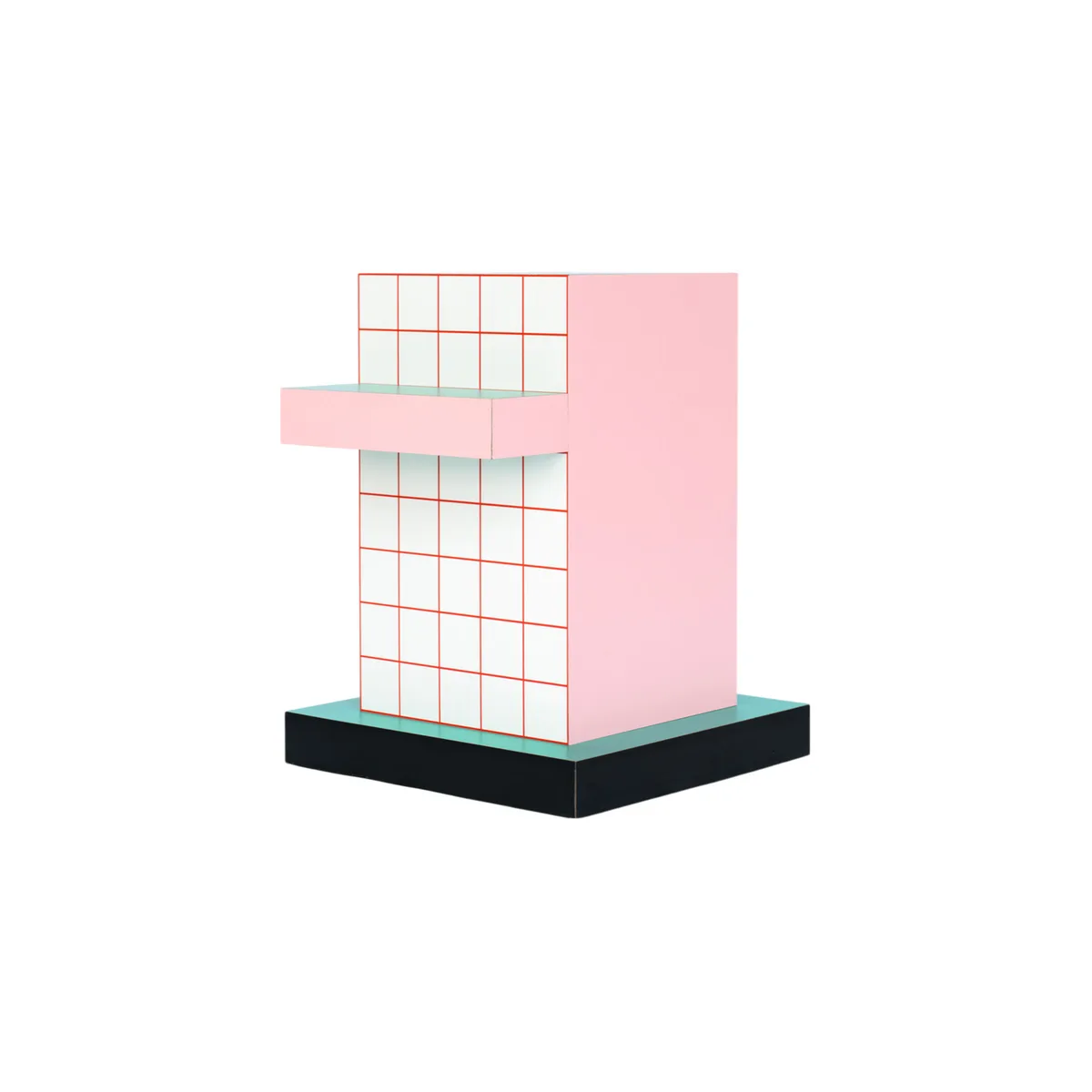 Beistelltisch Super Furniture - Bunt - Press-Spanplatte - Designer Hello Again by Seletti – product photo