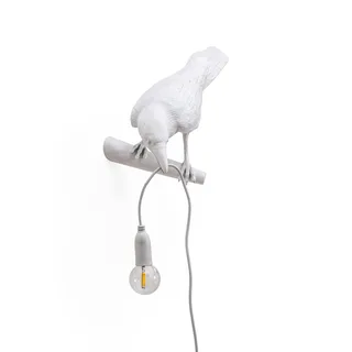 Bird Lamp Looking Left Wandlamp Wit de Seletti – photo du produit 1 sur 5