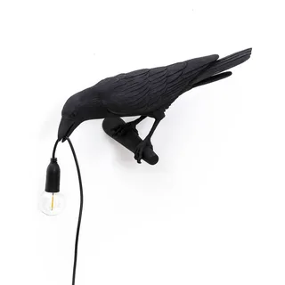 Bird Lamp Looking Left Wandlamp Zwart by Seletti – product photo 2 of 5