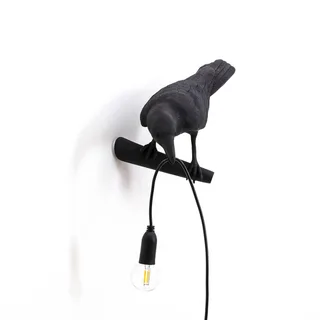 Bird Lamp Looking Left Wandlamp Zwart by Seletti – product photo 3 of 5