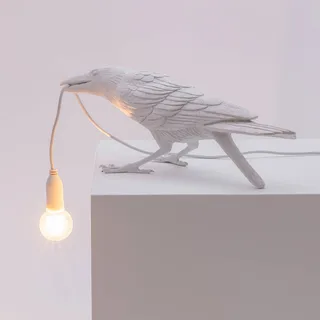 Bird Lamp Playing Tafellamp Wit de Seletti – photo du produit 3 sur 4