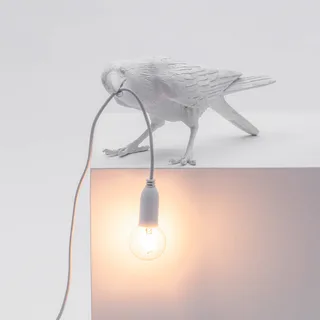 Bird Lamp Playing Tafellamp Wit de Seletti – photo du produit 2 sur 4