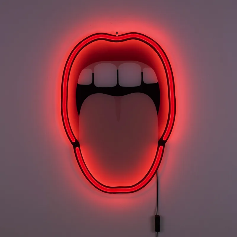 Blow Tongue LED Wandlamp - Seletti - Woonkamer - Designer - Kunststof by Seletti – product photo
