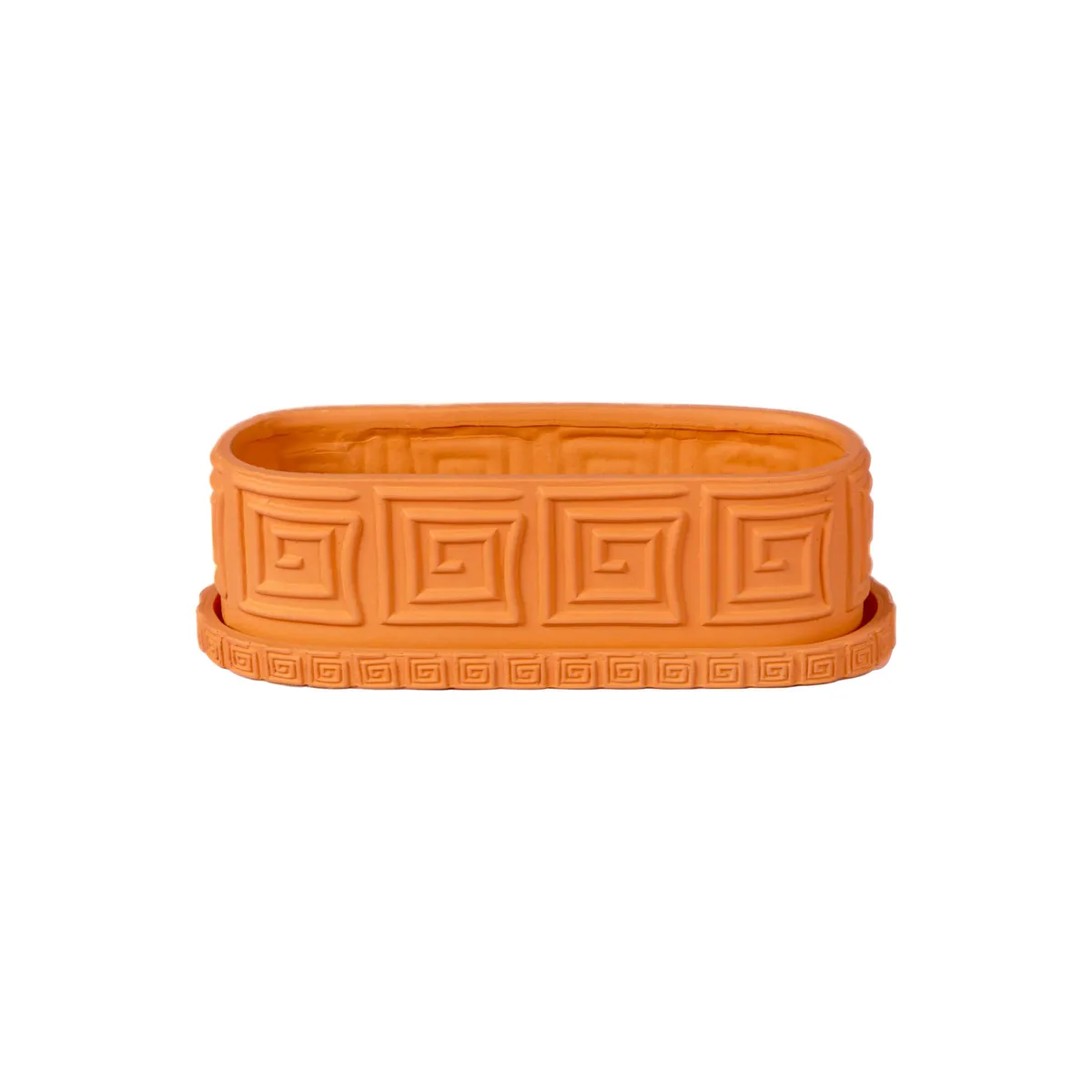 Blumenkasten Magna Graecia - Orange - Terrakotta - Designer Antonio Aricò von Seletti – Produktfoto
