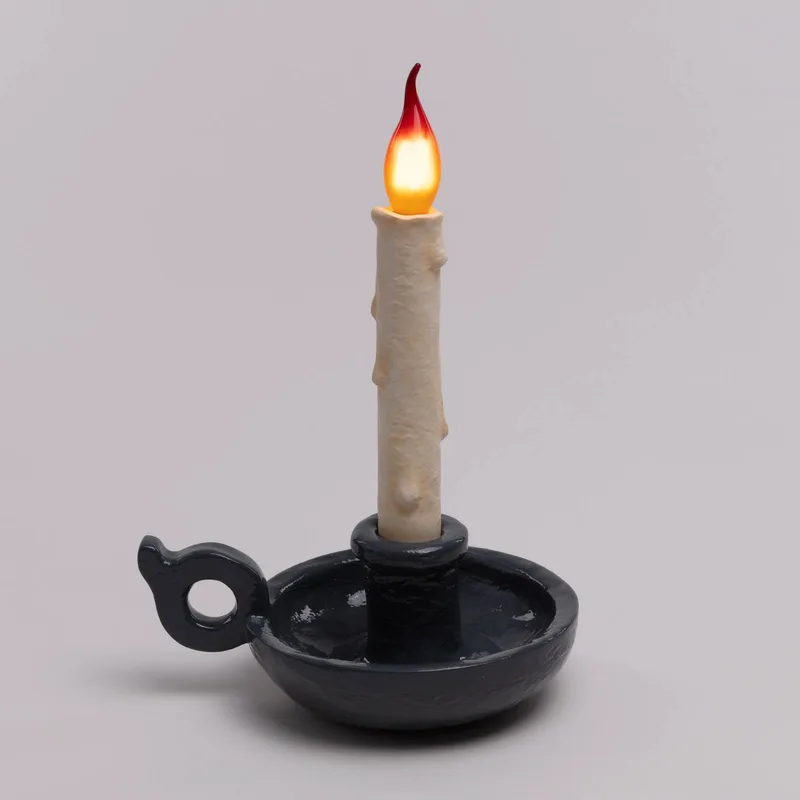 Bugia Blow ToGo tafellamp Grijs de Seletti – photo du produit 2 sur 2